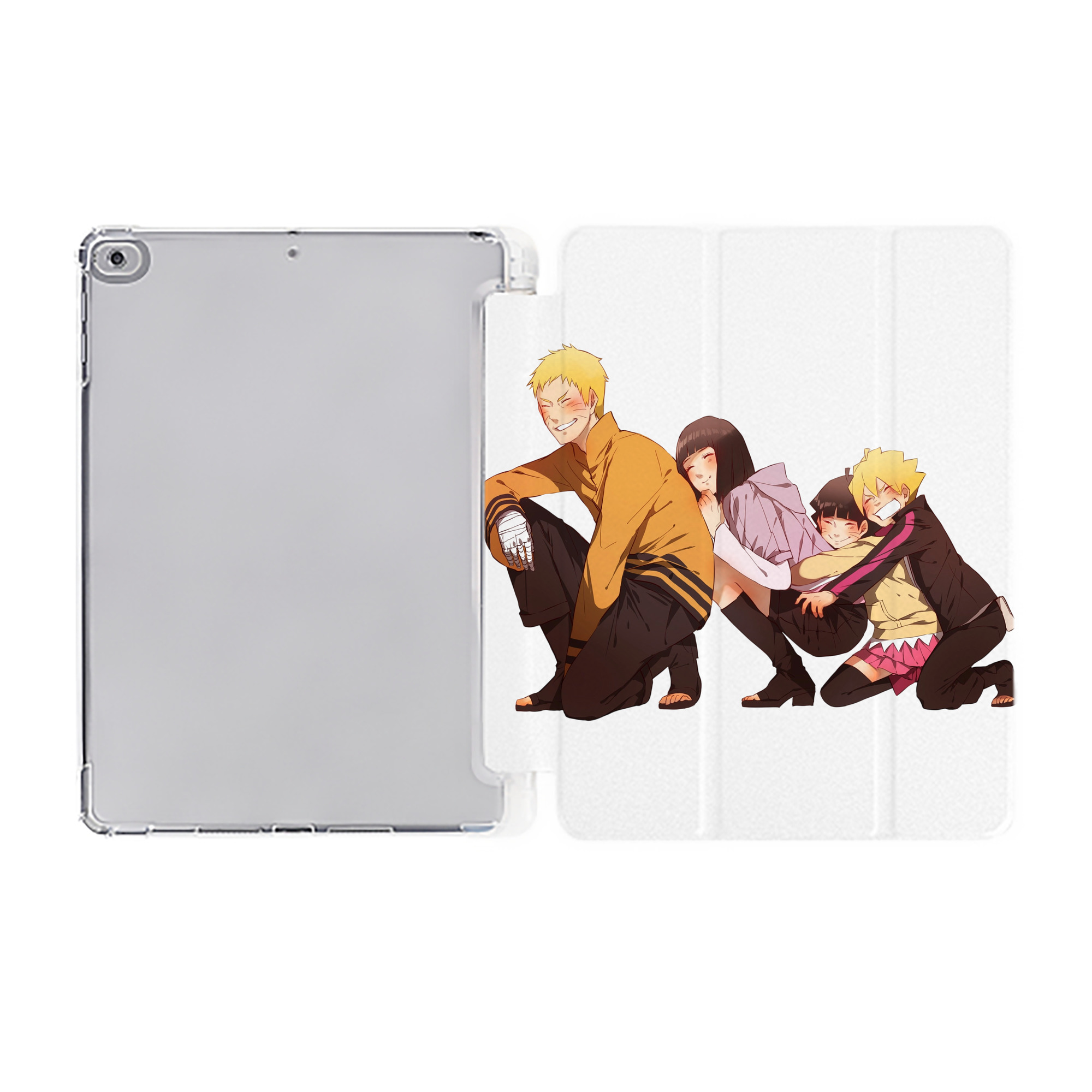 （画像用） NARUTO -ナルト- うずまき ナルト Uzumaki Naruto IPad ケース ペン収納付き 三つ折りスタンド PUレザー×シリコン 対応機種9.5/10.5/10.9インチ